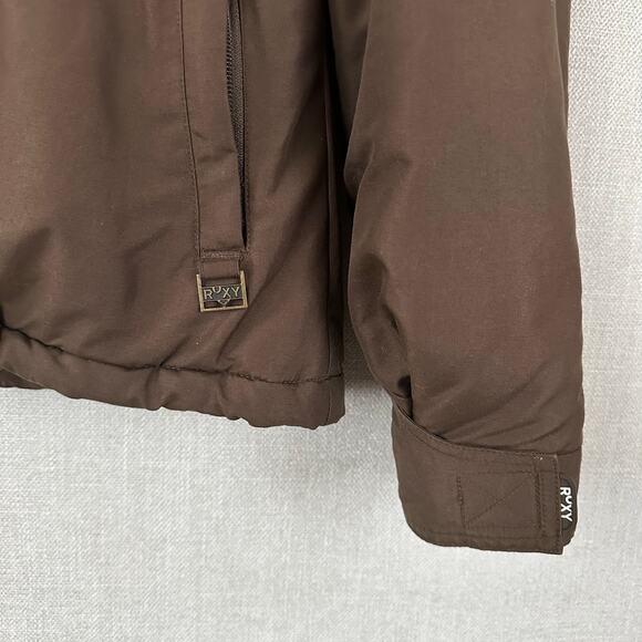 Roxy Snow Jacket Women’s Size XS Snowboard Ski 5000 mm  Brown Pink Orange - Picture 5 of 9